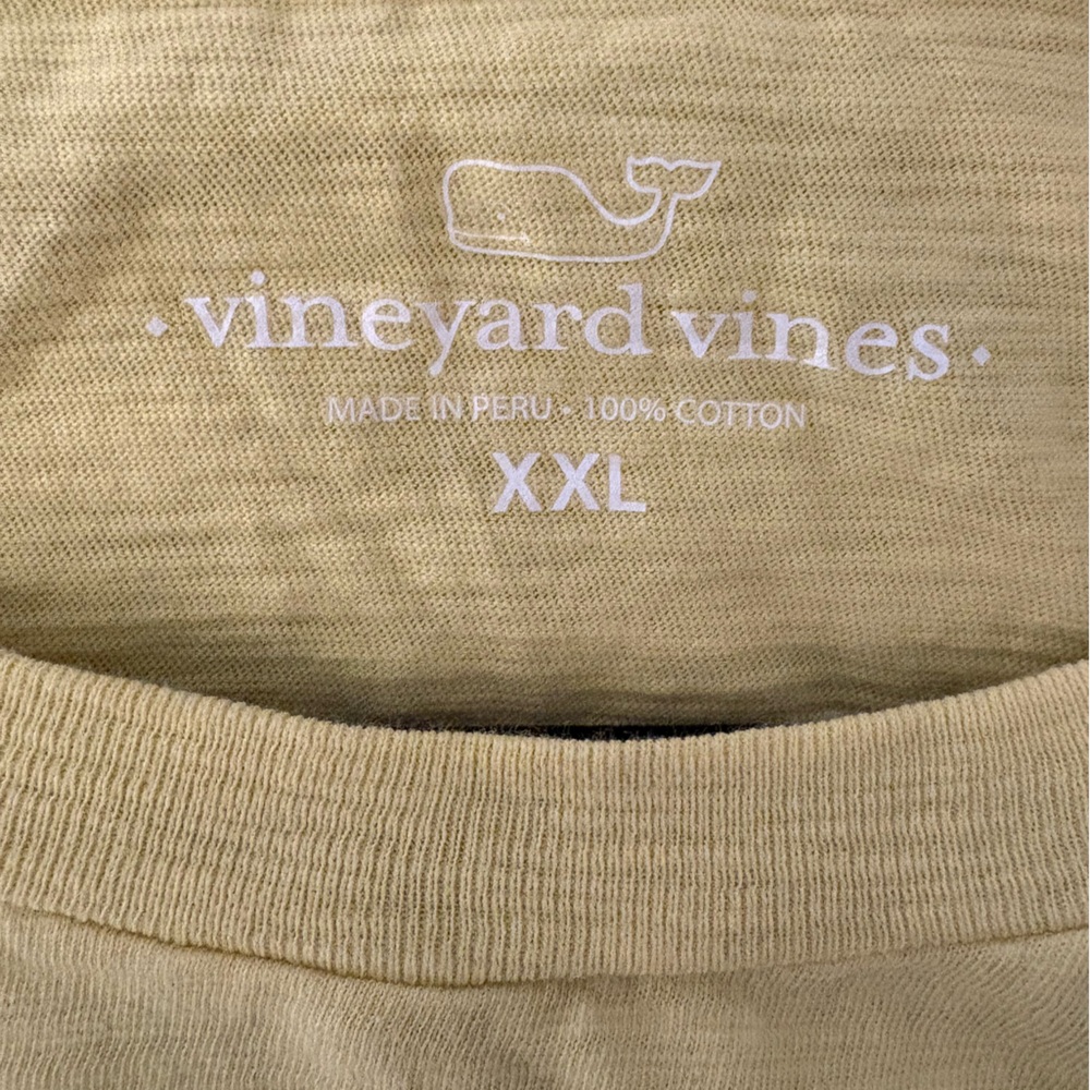 Vineyard Vines Yellow Short Sleeve Tee - Picture 4 of 4